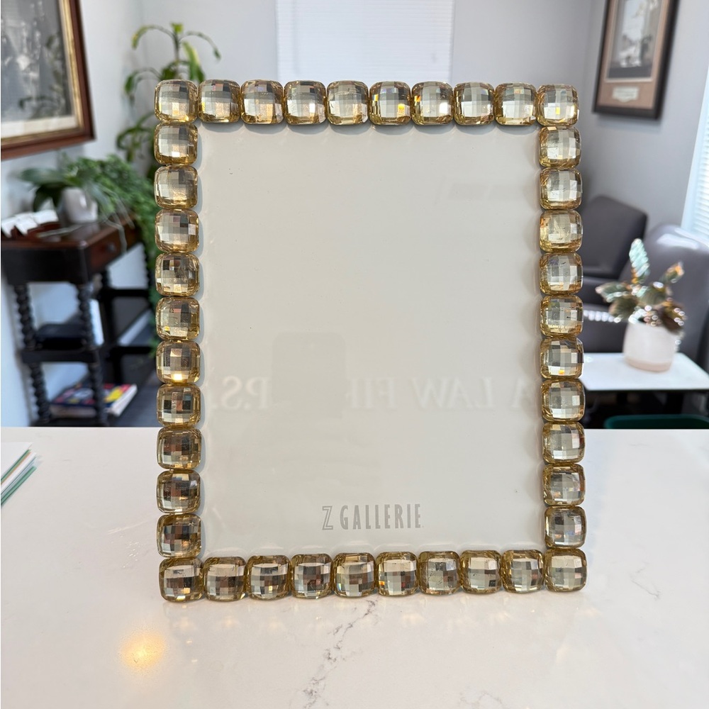 Z Gallerie Gold Gem-Embellished Frame 11x9